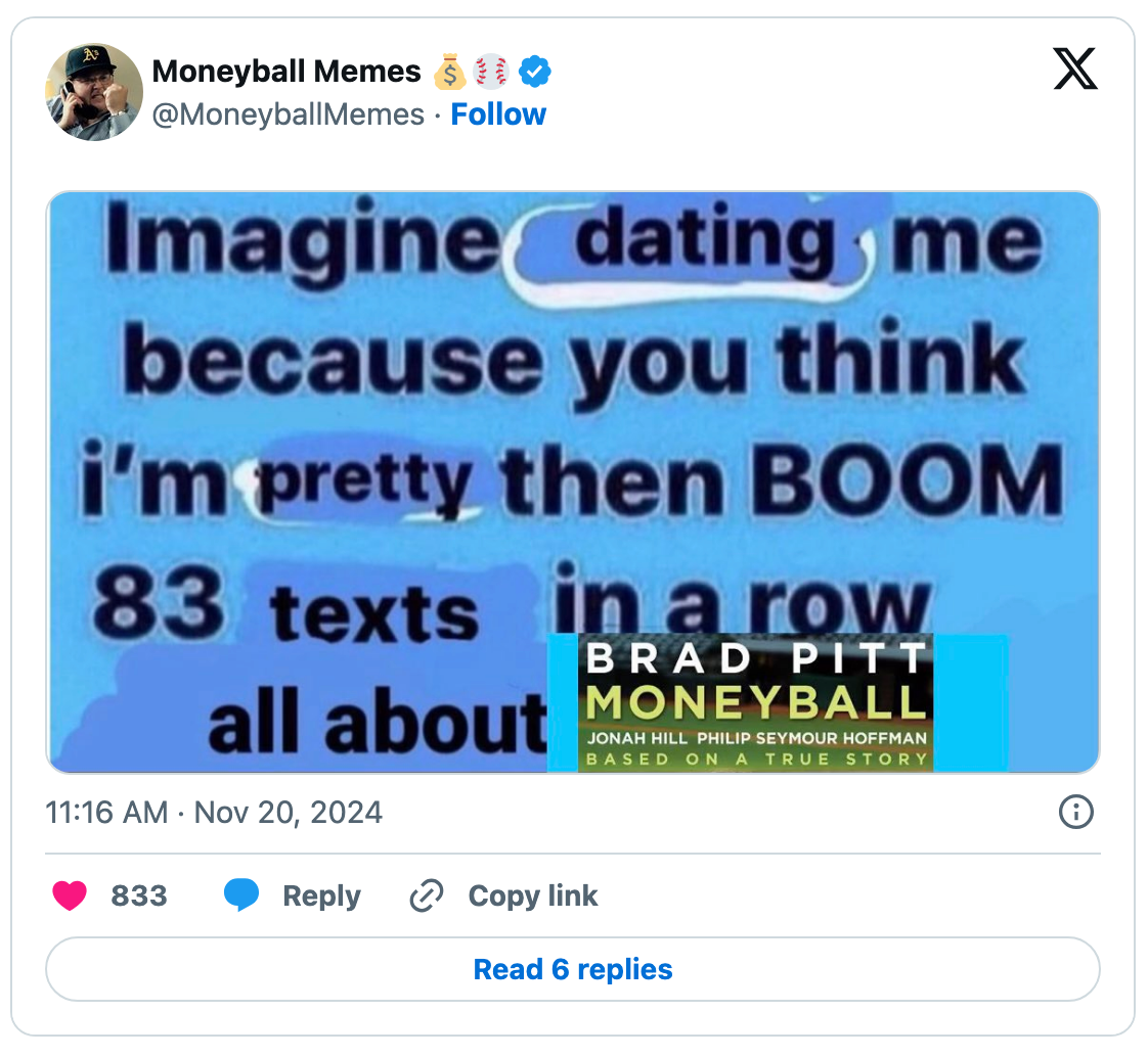 Dating Moneyball